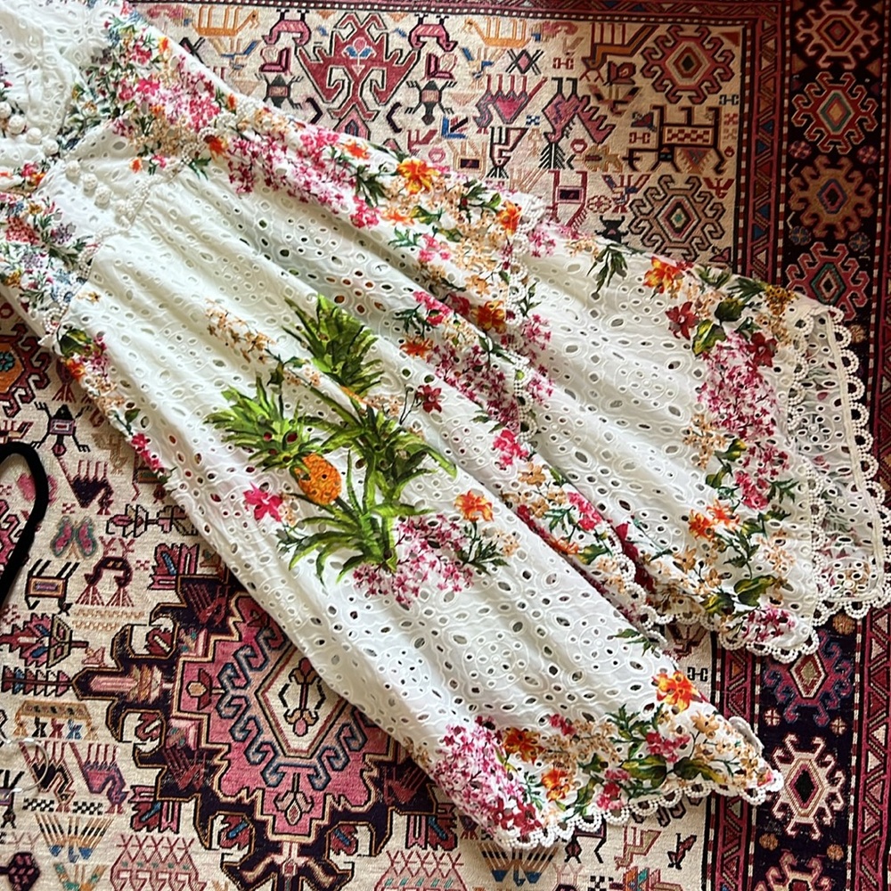 Farm Rio Delicate Forest Scarves Midi Dres
EUC size Small - Picture 6 of 10